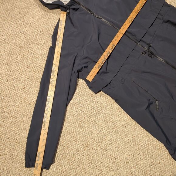 L.L. Bean Meridian Rain Coat Womens 2X Plus Black Long Hooded Outdoor - Picture 3 of 8